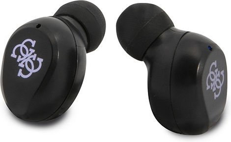 Guess Classic Logo In-ear Bluetooth Handsfree Earphones with Charging Case Purple vista 4