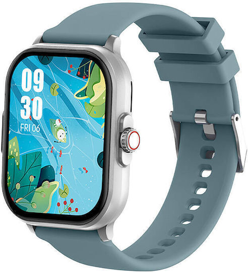 Colmi C63 Aluminium Smartwatch with Heart Rate Monitor (Blue) view 1