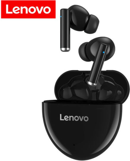 Lenovo HT06 In-ear Bluetooth Handsfree Earphones with Sweat Resistance Black view 1