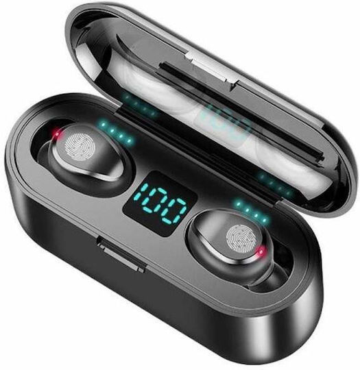 T20 Earbud Bluetooth Handsfree Earphones with Sweat Resistance and Charging Case Intelligent LED Display vista 2