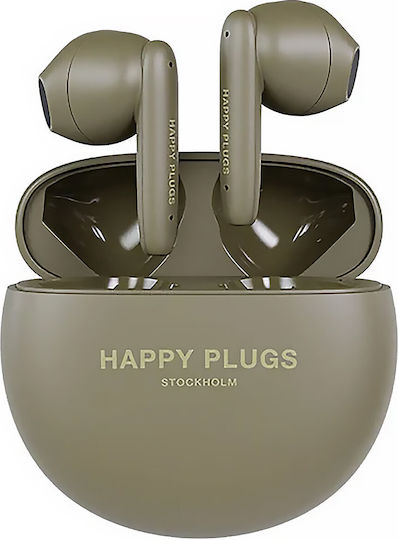Happy Plugs Joy Lite In-ear Bluetooth Handsfree Earphones with Charging Case Green view 1