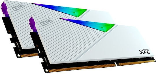 Adata XPG Lancer White DDR5 64GB RAM with 2x32GB Modules and Speed 6000 for Desktop AX5U6000C3032G-DCLARWH view 2