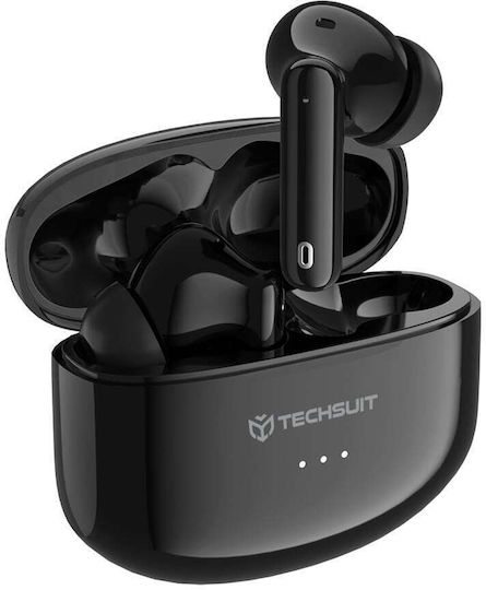Techsuit CW1 In-ear Bluetooth Handsfree Earphones Black दृश्य 3
