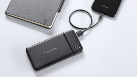 Kruger & Matz Power Bank 10000mAh Black view 2