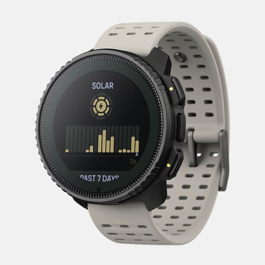 Suunto Vertical Solar Stainless Steel 49mm Waterproof Smartwatch with Heart Rate Monitor (Sand) view 8