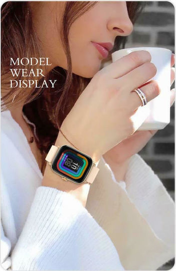 Senbono Lady Y20 Smartwatch with Heart Rate Monitor (Pink) view 5