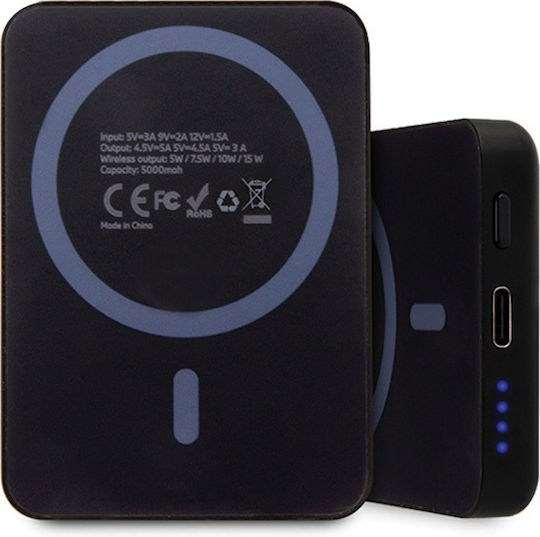 BMW M Collection MagSafe Power Bank 5000mAh 15W Black view 2