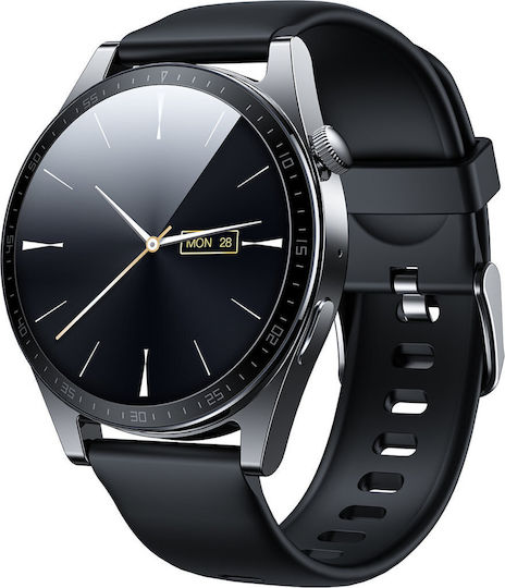 Joyroom Classic Series JR-FC2 47mm Waterproof Smartwatch with Heart Rate Monitor (Black) view 1