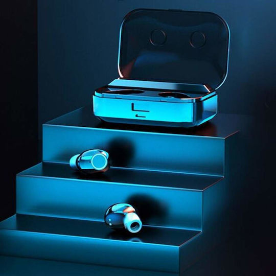 T50 Earbud Bluetooth Handsfree Earphones with Sweat Resistance and Charging Case Intelligent LED Display vue 5