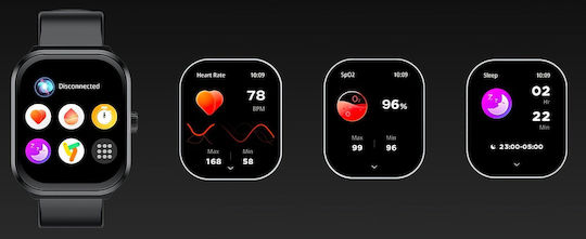 Infinix XWatch 3 Plus with Heart Rate Monitor (Black) view 7