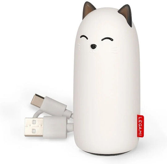 Legami Milano My Super Power 5000mAh with USB-A Port Meow view 2