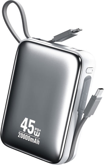 WK WP-50 Power Bank 20000mAh 45W Power Delivery White view 1