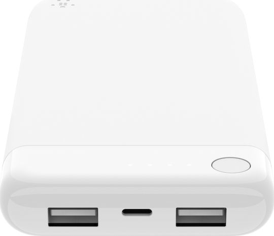 Belkin Boost Charge Lightning Connector Power Bank 10000mAh with 2 USB-A Ports White vue 4