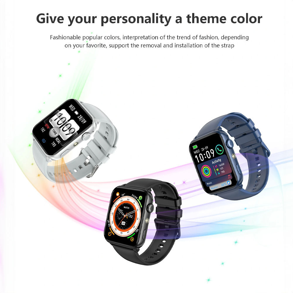 BlackView R30 Max 47mm Smartwatch with Heart Rate Monitor (Silver) view 2