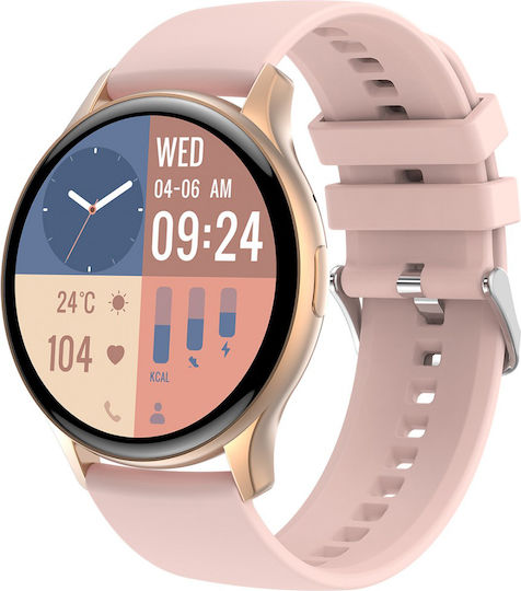 Anell CA89 Smartwatch with Heart Rate Monitor (Pink) view 4