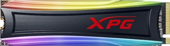 Adata XPG Spectrix S40G RGB SSD 1TB M.2 Type with PCI Express 3.0 Communication Protocol and Heatsink PH-AS40G-1TT-C