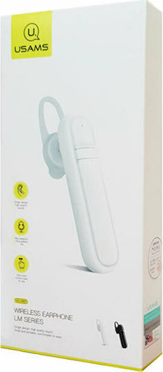Usams LM001 Earbud Bluetooth Handsfree Earphone White view 7