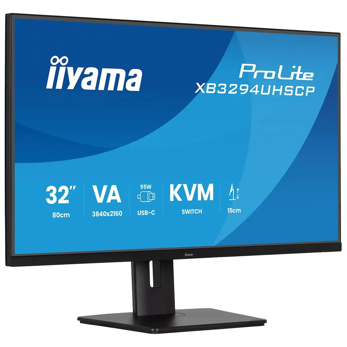 Iiyama ProLite XB3294UHSCP-B1 VA HDR Monitor 31.5" 4K 3840x2160 with Response Time 2ms GTG view 1