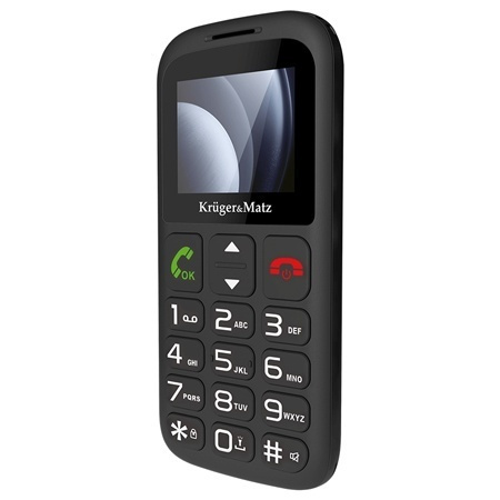 Kruger & Matz Simple 923 Dual SIM Mobile Phone with Large Buttons English Menu Black Ansicht 2