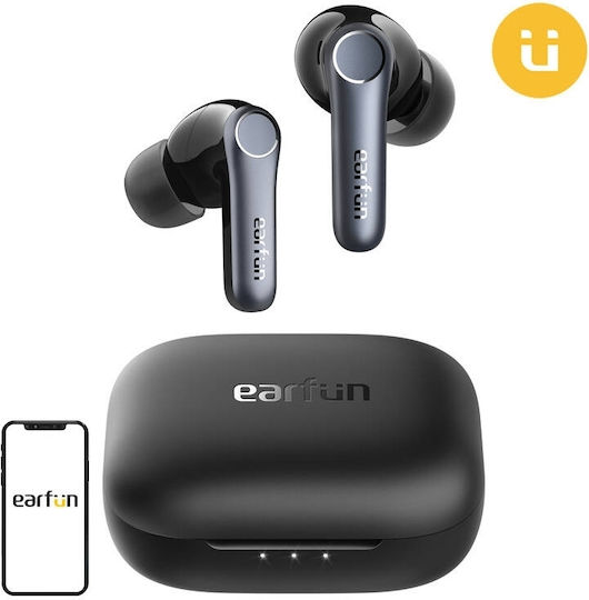 Earfun Air Pro 4 In-ear Bluetooth Handsfree Earphones with Sweat Resistance and Charging Case Black view 2