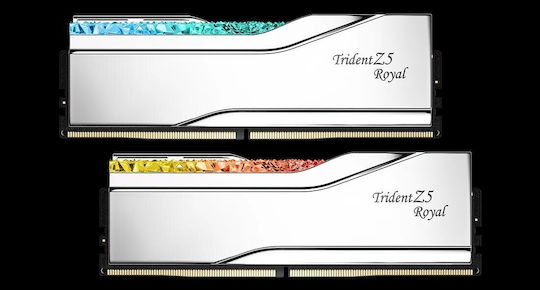 G.Skill Trident Z5 Royal DDR5 32GB RAM with 2x16GB Modules and Speed 6000 for Desktop F5-6000J2836G16GX2-TR5S vue 7