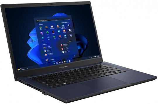 Asus ExpertBook B1 B1402CVA-EB1301X 14" FHD (i5-1335U/16GB/512GB SSD/W11 Pro) Star Black (US Keyboard)