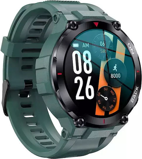 Nubi K37 Smart Watch Gps Bluetooth Calling Heart Rate Monitoring Sleep Tracking Oxygen Level Notifications Multiple Sports Modes Green view 2