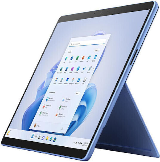 Microsoft Surface Pro 9 13" Tablet (8GB/256GB/i5-1235U/W11 Home) Flow Sapphire view 1
