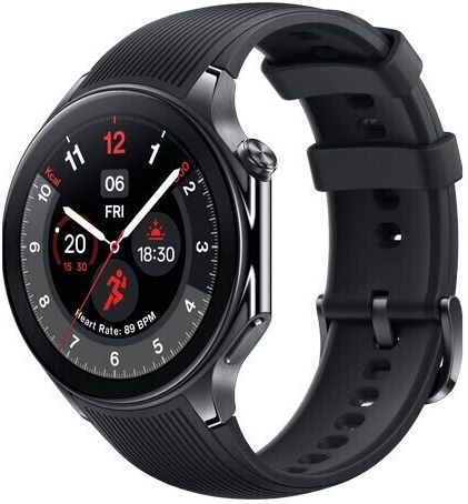 OnePlus Watch 2 Stainless Steel 47mm Waterproof with Heart Rate Monitor (Black Steel) view 2