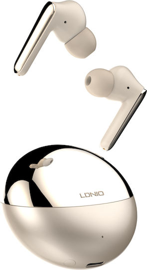 Ldnio T02 Earbud Bluetooth Handsfree Earphones with Charging Case White view 4