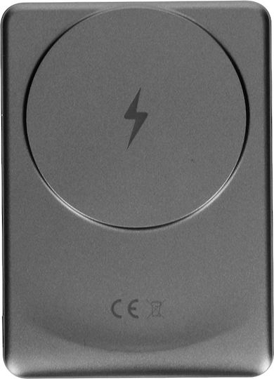 OnePlus Slim Magnetic MagSafe Power Bank 5000mAh 10W with USB-C Port Silver vue 8
