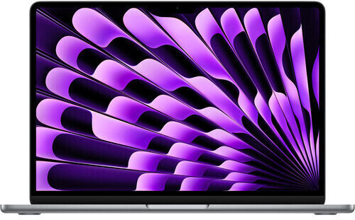 Apple MacBook Air 13" (2024) 13.6" Retina Display (M3-8-core/24GB/512GB SSD) Space Gray (UK Keyboard) view 1