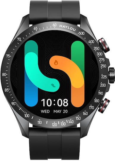 Haylou Solar Pro Smartwatch with Heart Rate Monitor (Black) vue 5