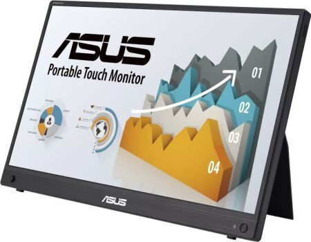 Asus MB16AMTR ZenScreen Touch IPS Portable Monitor 15.6" FHD 1920x1080 with Response Time 5ms GTG view 2