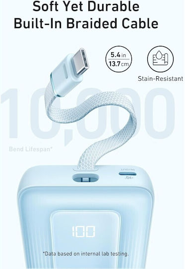 Anker Zolo Power Bank 10000mAh 30W with USB-C Port Black view 4