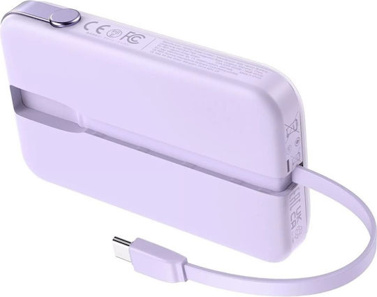 Ugreen Uno Power Bank 10000mAh 30W with USB-A Port and USB-C Port Power Delivery Purple view 8