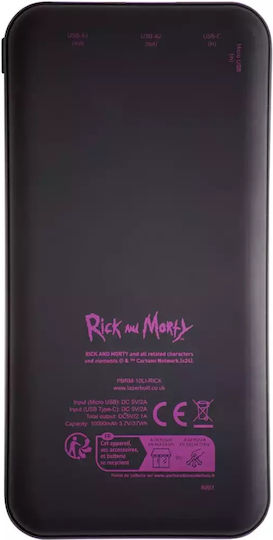 Lazerbuilt Power Bank 10000mAh Rick & Morty view 4