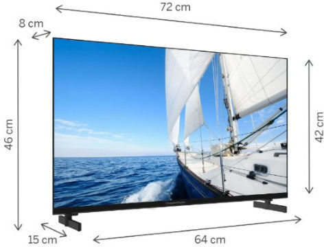 Thomson Smart Television 32" HD Ready LED 32HG2S14 (2024) view 2