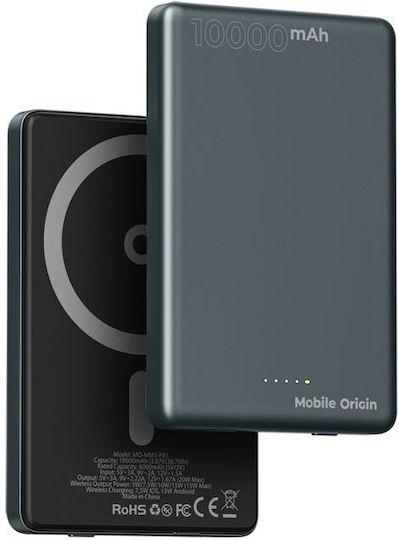 Mobile Origin PB1 MagSafe Power Bank 10000mAh 20W with USB-C Port Power Delivery Black view 2
