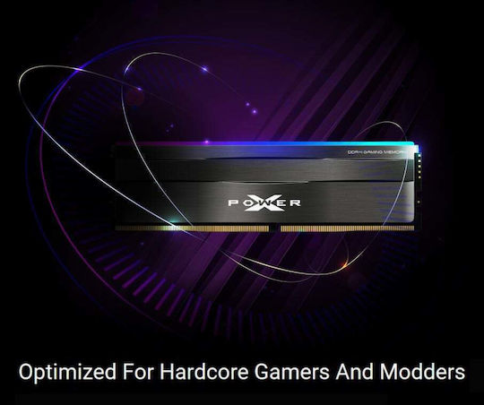Silicon Power XPOWER Zenith RGB DDR4 with Module 1x8GB and Speed 3200 for Desktop SP008GXLZU320BSD vue 5