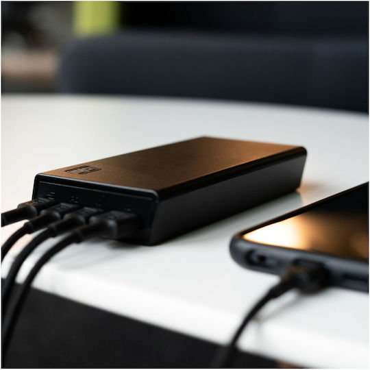 Green Cell Power Bank 20000mAh 18W with USB-A Port and 2 USB-C Ports Power Delivery / Quick Charge 2.0 / Quick Charge 3.0 Black vue 5