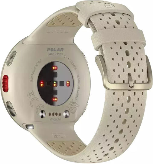 Polar Pacer Pro 45mm Smartwatch with Heart Rate Monitor (Gold Dust) view 5