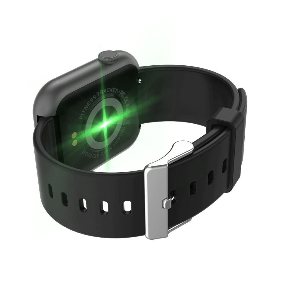 RFIT Aluminium Smartwatch with Heart Rate Monitor (Black) view 9