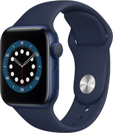 AK76 44mm Smartwatch with Heart Rate Monitor (Blue) view 2