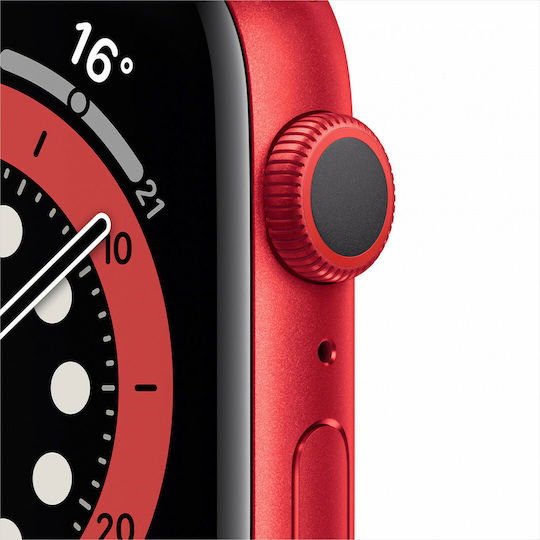 Apple Watch Series 6 Aluminium 44mm Waterproof with Heart Rate Monitor (Product Red) view 3