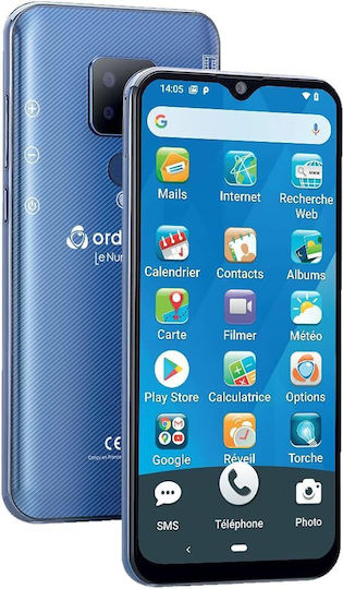 Ordissimo LeNuméro2 Dual SIM (4GB/64GB) (English) Blue view 1