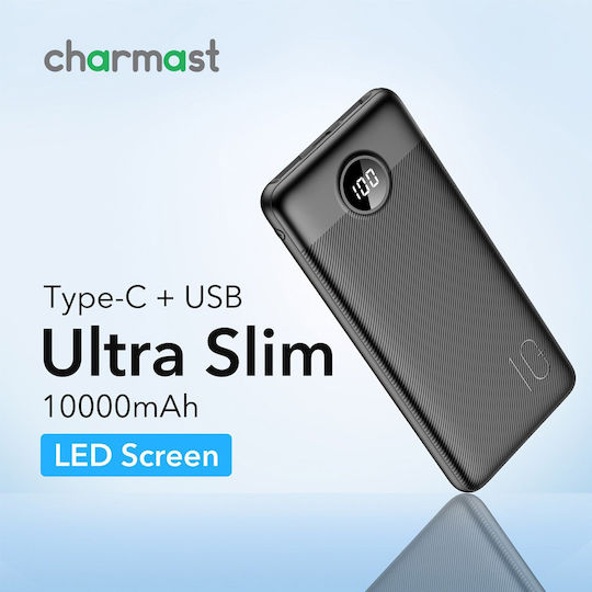 Charmast L10SW Power Bank 10000mAh 20W Power Delivery / Quick Charge 3.0 White view 3