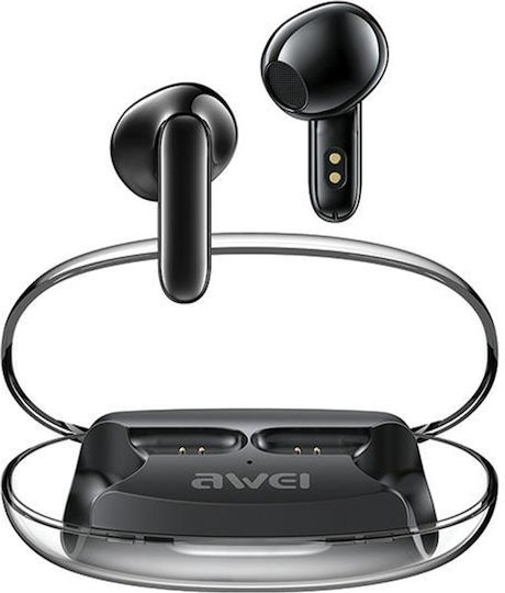 Awei T85 ENC In-ear Bluetooth Handsfree Earphones with Sweat Resistance and Charging Case Black