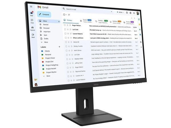Lenovo ThinkVision E27-40 IPS Monitor 27" FHD 1920x1080 with Response Time 4ms GTG view 2