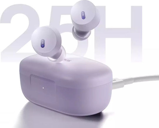 Baseus Bowie E18 In-ear Bluetooth Handsfree Earphones with Sweat Resistance and Charging Case Purple vue 7
